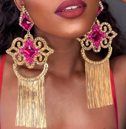 Magenta Chandelier