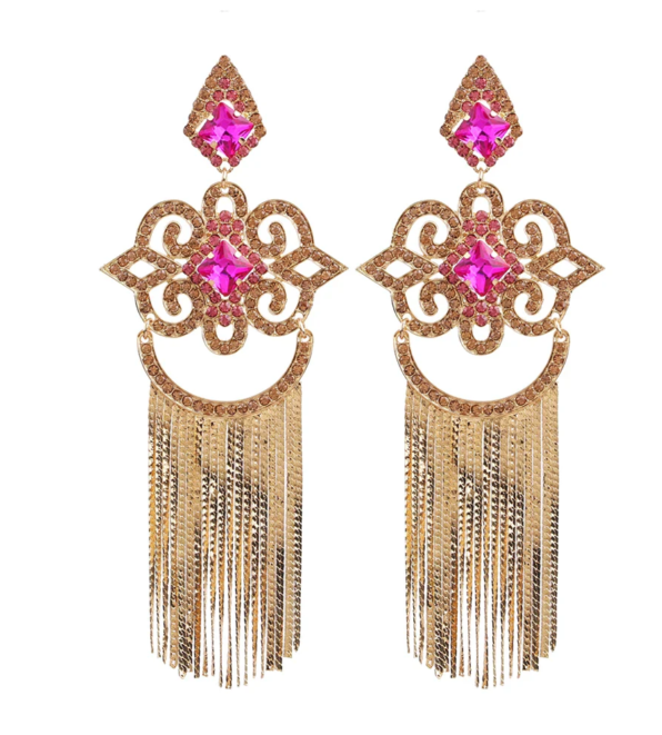 Magenta Chandelier