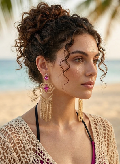 Magenta Chandelier EXTRAS